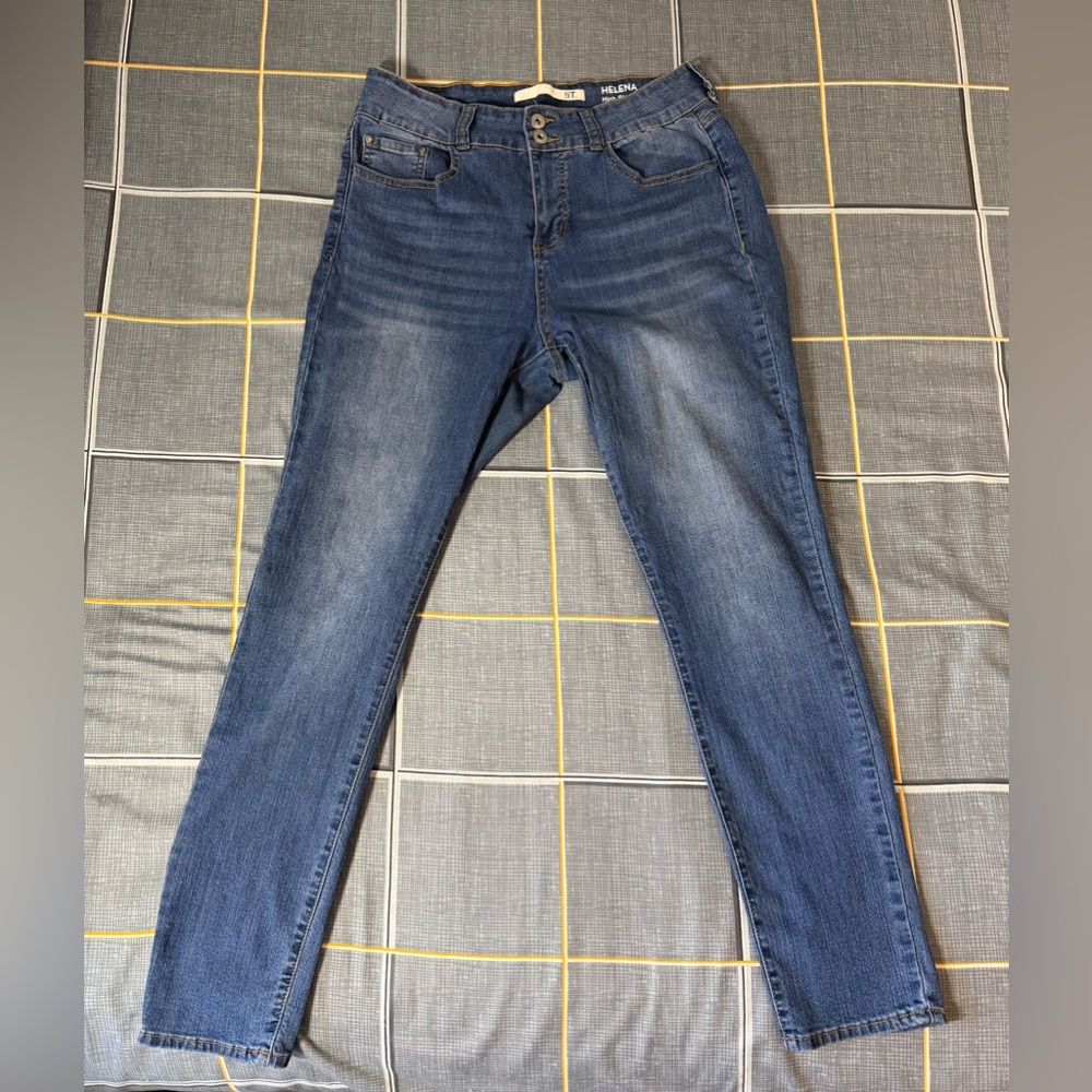 👖♥️Helena High Rise Skinny Women's Blue Jeans Size 12